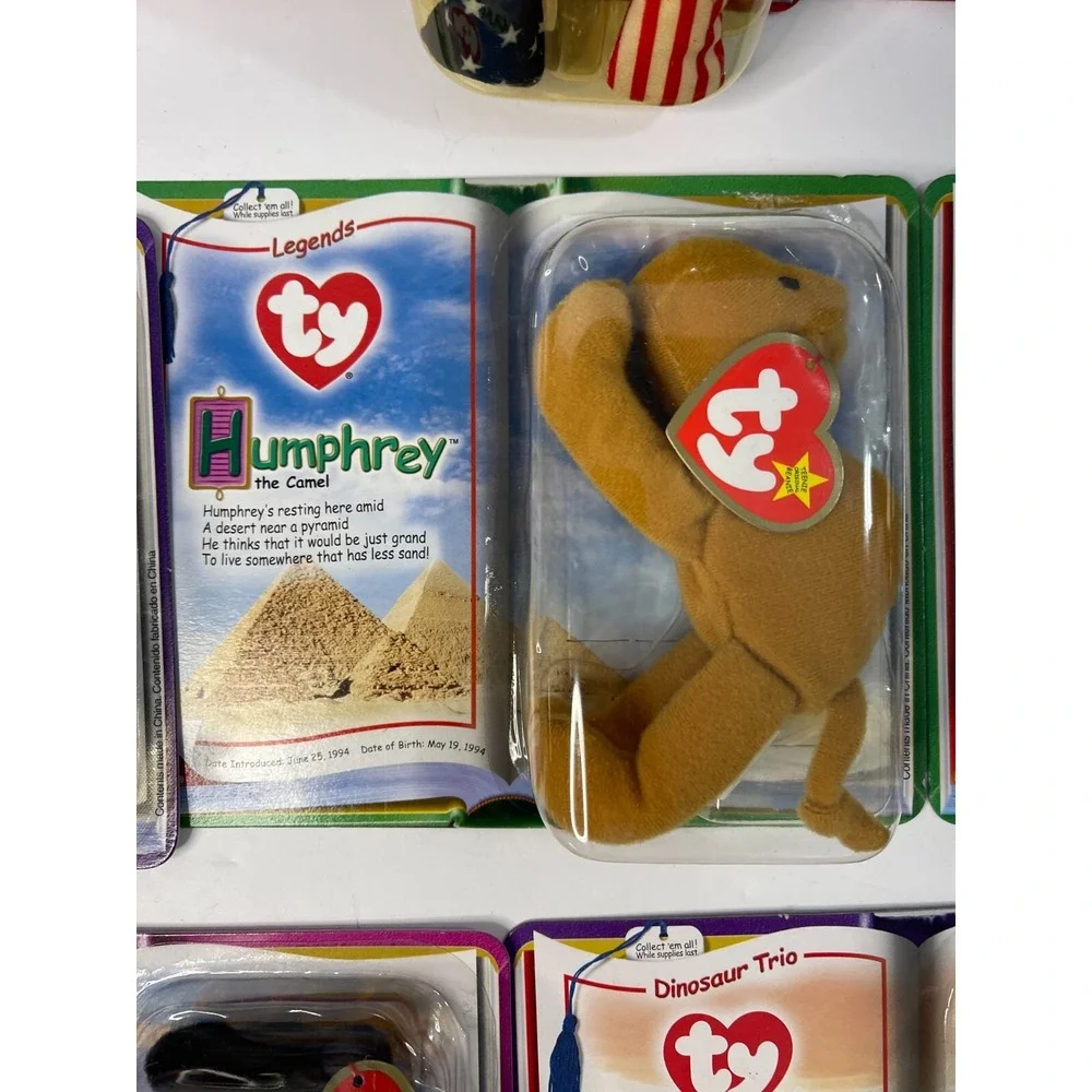 2000 TY Teenie Beanie Babies International McDonalds Toys Complete Set of 11‎